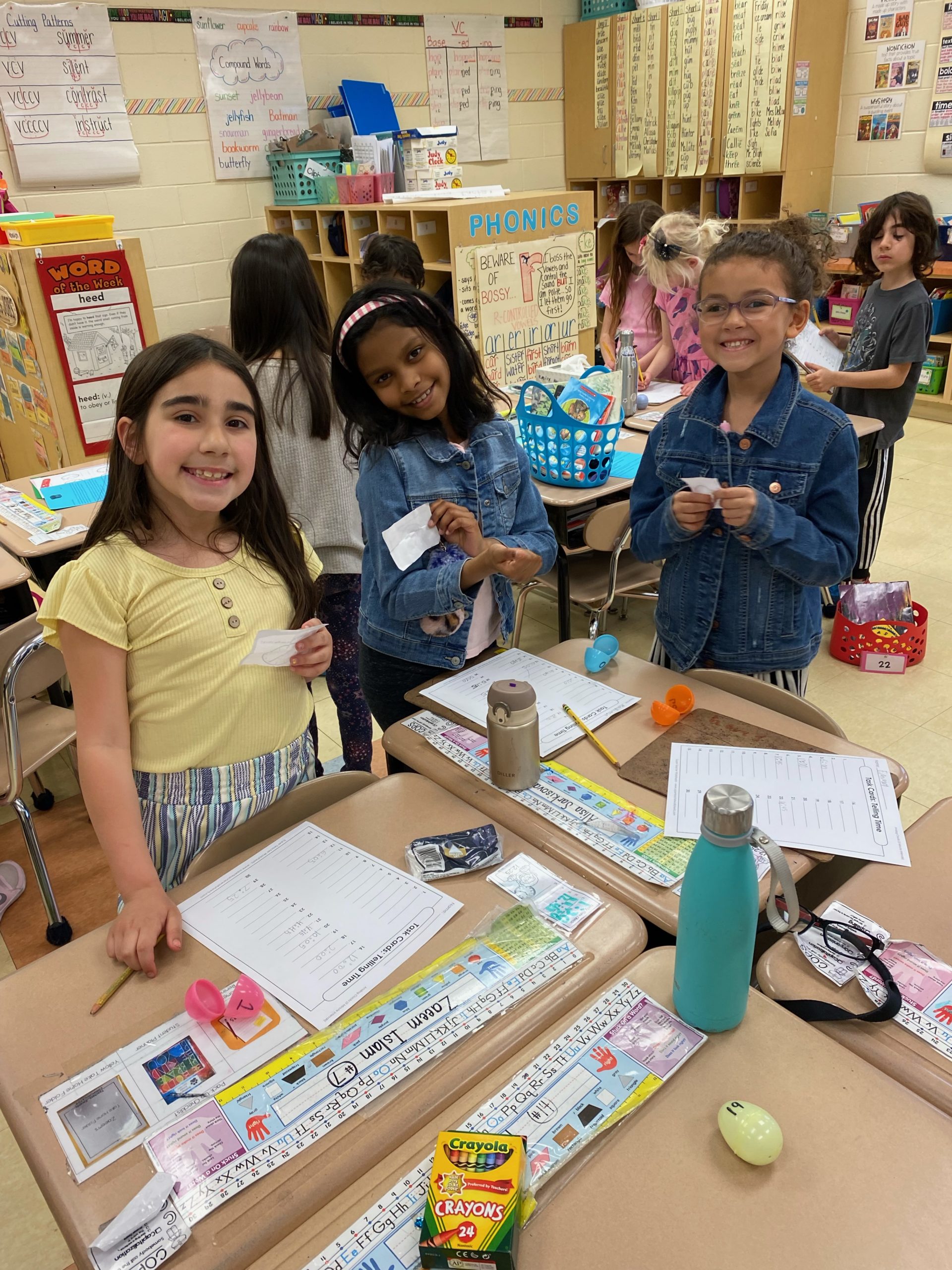 Telling Time Egg Hunt - Washington School